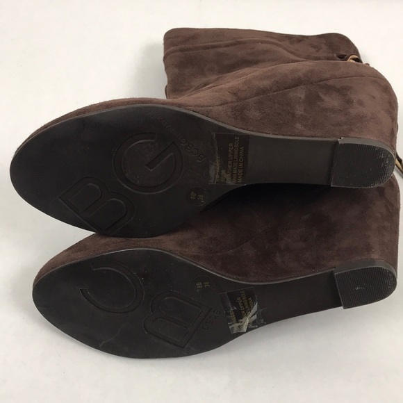 BCBGeneration Brown Wessy Wedge Ankle Boots - Picture 7 of 9